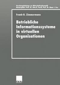 bokomslag Betriebliche Informationssysteme in virtuellen Organisationen