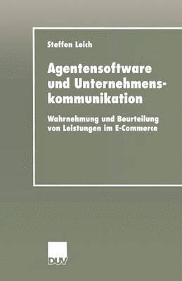 bokomslag Agentensoftware und Unternehmenskommunikation