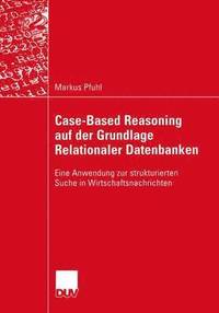 bokomslag Case-Based Reasoning auf der Grundlage Relationaler Datenbanken