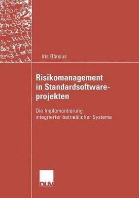 bokomslag Risikomanagement in Standardsoftwareprojekten