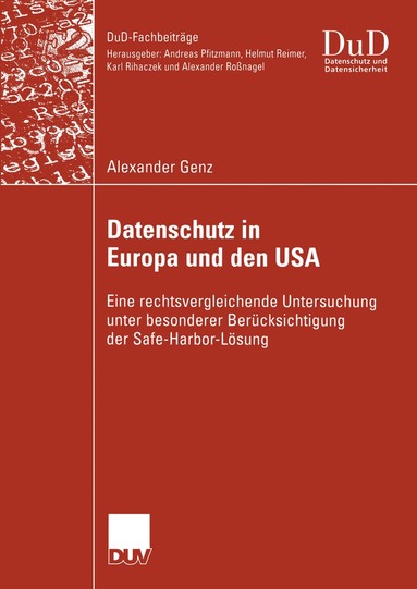 bokomslag Datenschutz in Europa und den USA