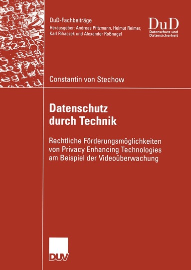 bokomslag Datenschutz durch Technik