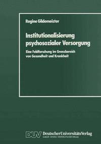 bokomslag Institutionalisierung psychosozialer Versorgung