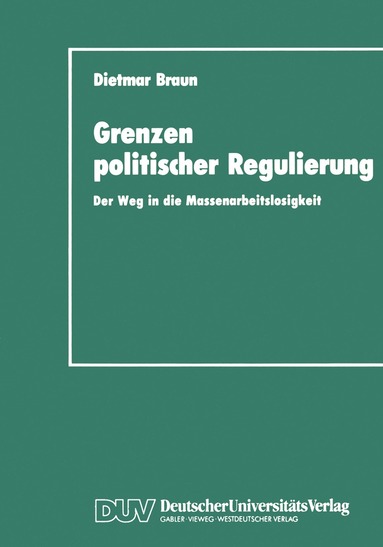 bokomslag Grenzen politischer Regulierung