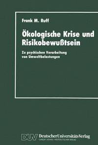 bokomslag kologische Krise und Risikobewutsein