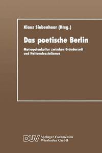 bokomslag Das poetische Berlin