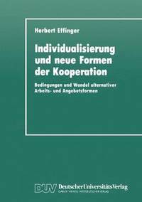 bokomslag Individualisierung und neue Formen der Kooperation