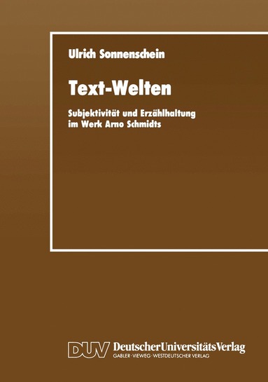 bokomslag Text-Welten