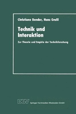 bokomslag Technik und Interaktion