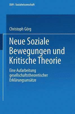 bokomslag Neue Soziale Bewegungen und Kritische Theorie