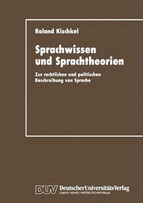 Sprachwissen und Sprachtheorien 1