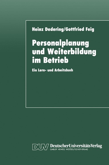 bokomslag Personalplanung und Weiterbildung im Betrieb