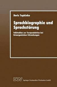 bokomslag Sprachbiographie und Sprachstörung