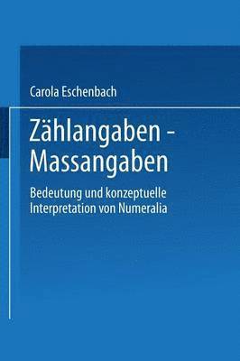 Zahlangaben - Massangaben 1