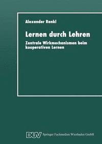 bokomslag Lernen durch Lehren