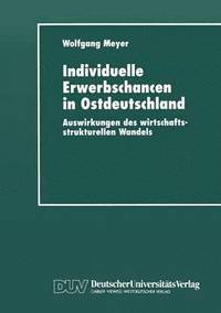 bokomslag Individuelle Erwerbschancen in Ostdeutschland