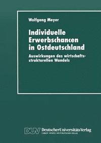 bokomslag Individuelle Erwerbschancen in Ostdeutschland: Auswirkungen Des Wirtschaftsstrukturellen Wandels