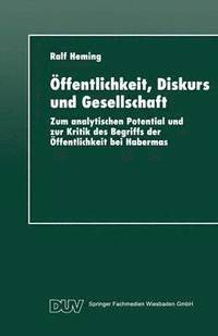 bokomslag Öffentlichkeit, Diskurs und Gesellschaft