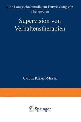 Supervision von Verhaltenstherapien 1