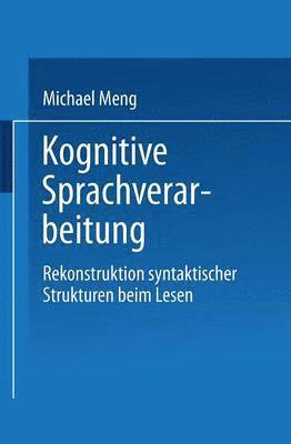 Kognitive Sprachverarbeitung 1