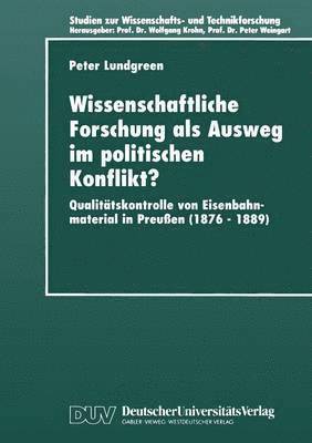 bokomslag Wissenschaftliche Forschung als Ausweg im Politischen Konflikt?