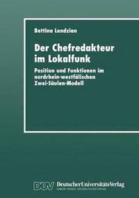 bokomslag Der Chefredakteur im Lokalfunk