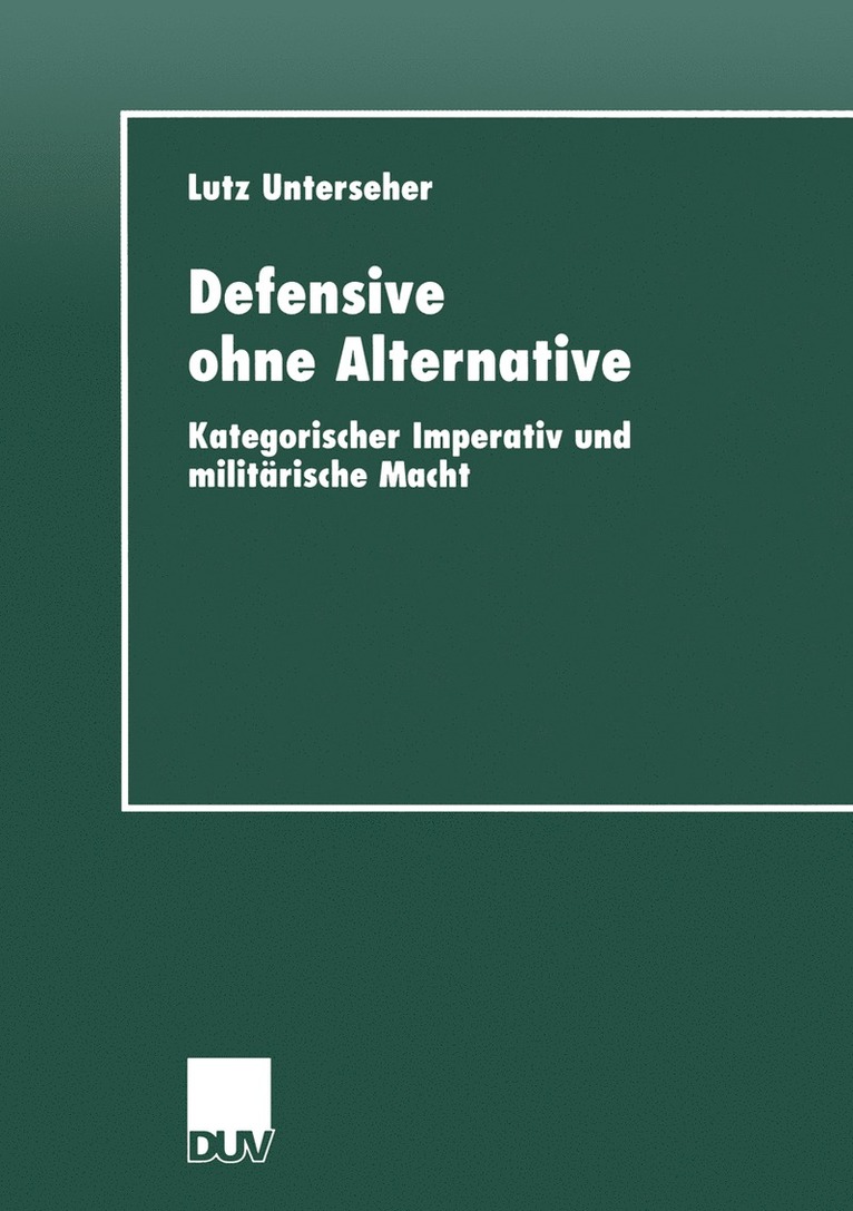 Defensive ohne Alternative 1