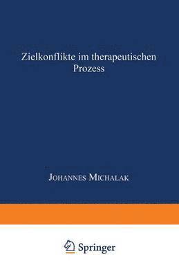 bokomslag Zielkonflikte im therapeutischen Prozess