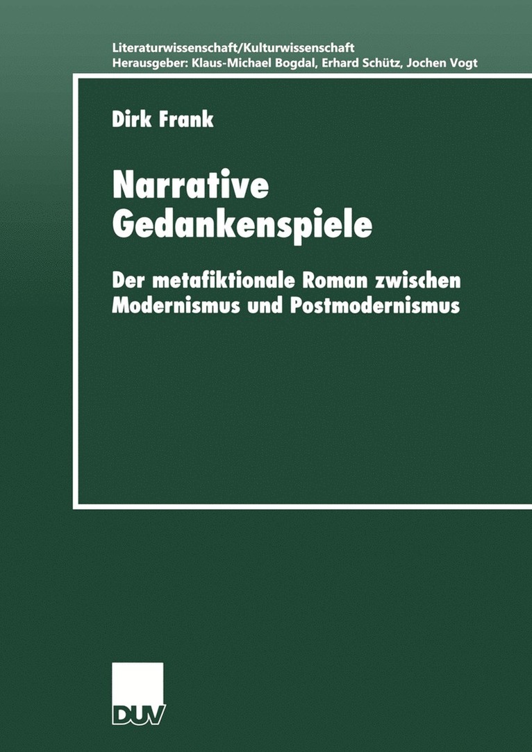 Dirk Frank - Narrative Gedankenspiele, Häftad