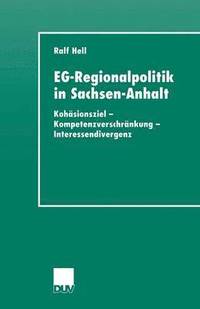 bokomslag EG-Regionalpolitik in Sachsen-Anhalt