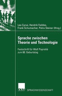 bokomslag Sprache zwischen Theorie und Technologie / Language between Theory and Technology