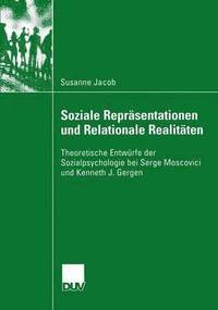 bokomslag Soziale Reprsentationen und Relationale Realitten