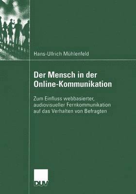 bokomslag Der Mensch in der Online-Kommunikation