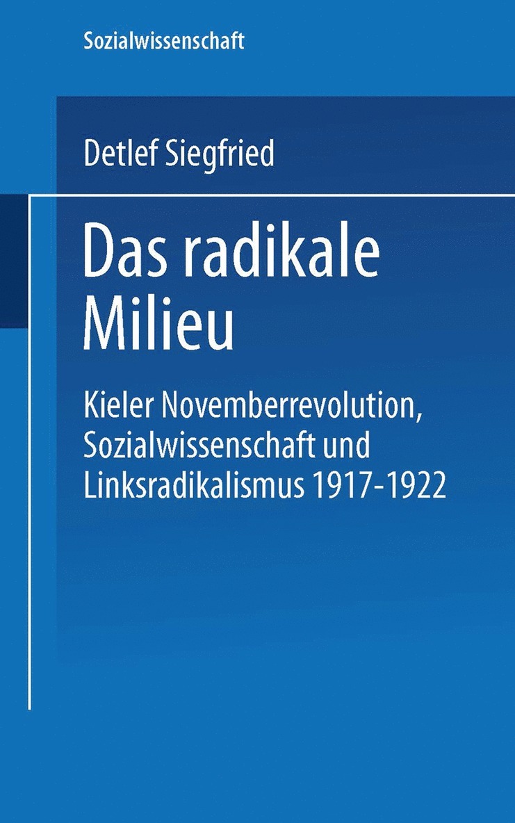 Das radikale Milieu 1