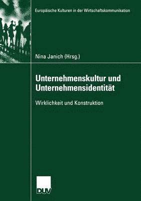 bokomslag Unternehmenskultur und Unternehmensidentitat