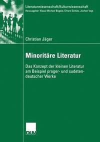 bokomslag Minoritre Literatur