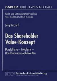 bokomslag Das Shareholder Value-Konzept