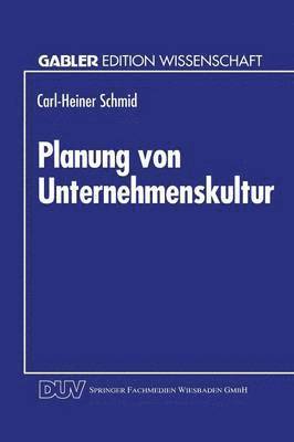 bokomslag Planung von Unternehmenskultur