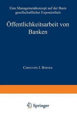 bokomslag OEffentlichkeitsarbeit von Banken