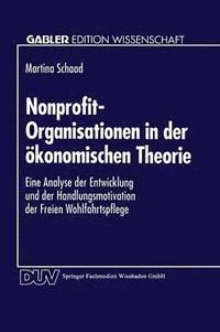 bokomslag Nonprofit-Organisationen in der ökonomischen Theorie