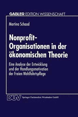 bokomslag Nonprofit-Organisationen in der ökonomischen Theorie