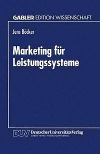bokomslag Marketing für Leistungssysteme