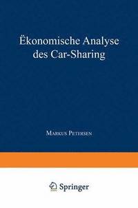 bokomslag konomische Analyse des Car-Sharing