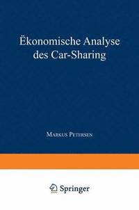 bokomslag Ökonomische Analyse des Car-Sharing