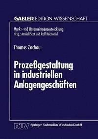 bokomslag Prozeßgestaltung in Industriellen Anlagengeschäften
