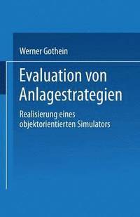 bokomslag Evaluation von Anlagestrategien