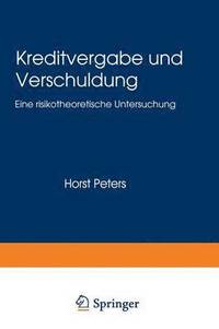 bokomslag Kreditvergabe Und Verschuldung: Eine Risikotheoretische Untersuchung