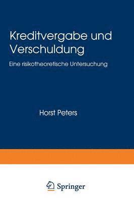 bokomslag Kreditvergabe und Verschuldung