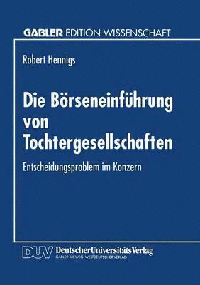 Die Boerseneinfuhrung von Tochtergesellschaften 1