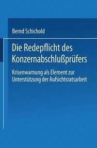 bokomslag Die Redepflicht des Konzernabschlußprüfers